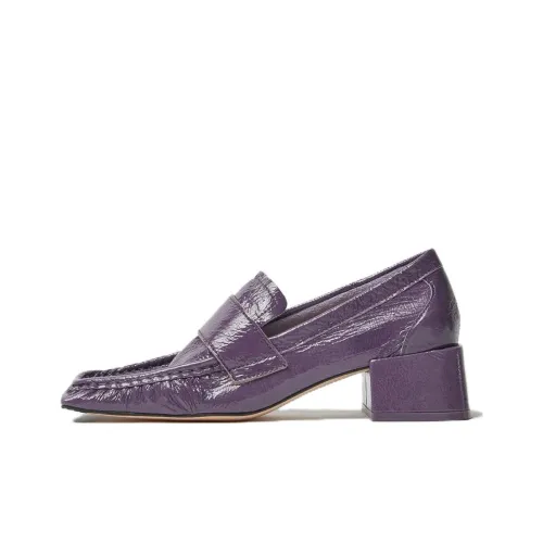 MIISTA Loafers Women's Low-Top Purple