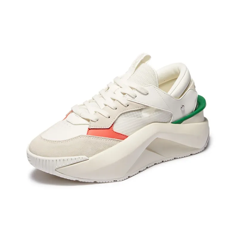 WCBL Chunky Sneakers Unisex Low Top Ecru-3