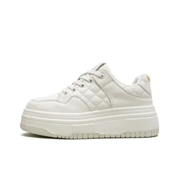 La Chapelle Height-Enhancing Wear-Resistant Lightweight Low-Top Skateboard Shoes Women's