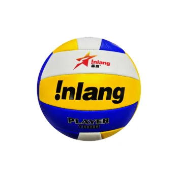 SO NICE PU Size 5 Volleyball Unisex Yellow Blue