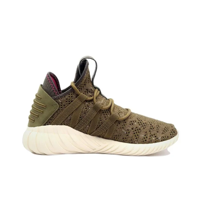 Adidas Originals Tubular Slip Resistant Mid Top Casual Shoes Men's Brown-1