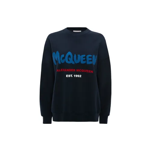 Alexander McQueen Sweatshirts Women's Navy