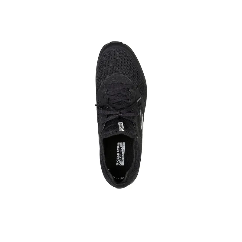 Skechers Go Run Consistent Running Shoes Men Low Top Black/White-3