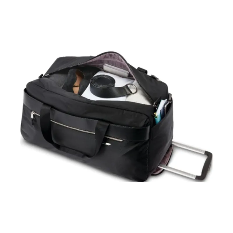 SAMSONITE Nylon Travel Bag Handbag Shoulder Bag Unisex Black-5