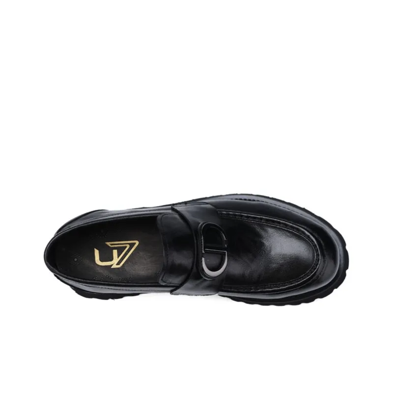 U7 Loafers Men Mid Top Black-1
