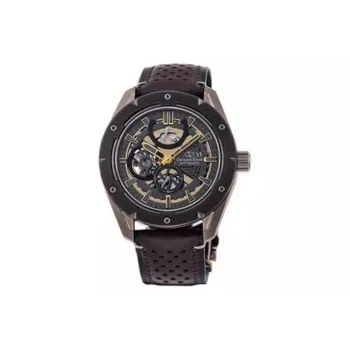 ORIENT STAR Automatic Mechanical Movement Leather Watch Bands Watch Men's Watches Gray Dial