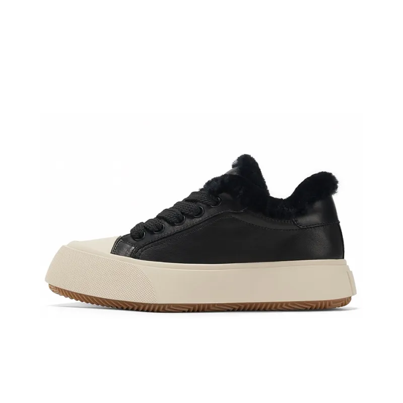 GG CC Skateboard Shoes Women's Low Top Black/Apricot-5
