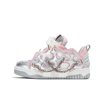 FY SPR Skateboard Shoes Women's Low Top Pink