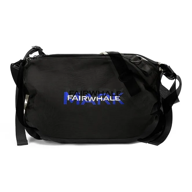 FAIRWHALE Fabric Gym Bag Large Size Men's Khaki/Black-7