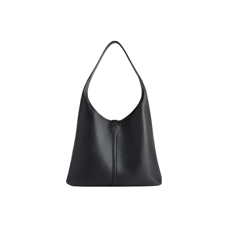 Balenciaga Women'ss Locker Medium North South Hobo Bag Black-3