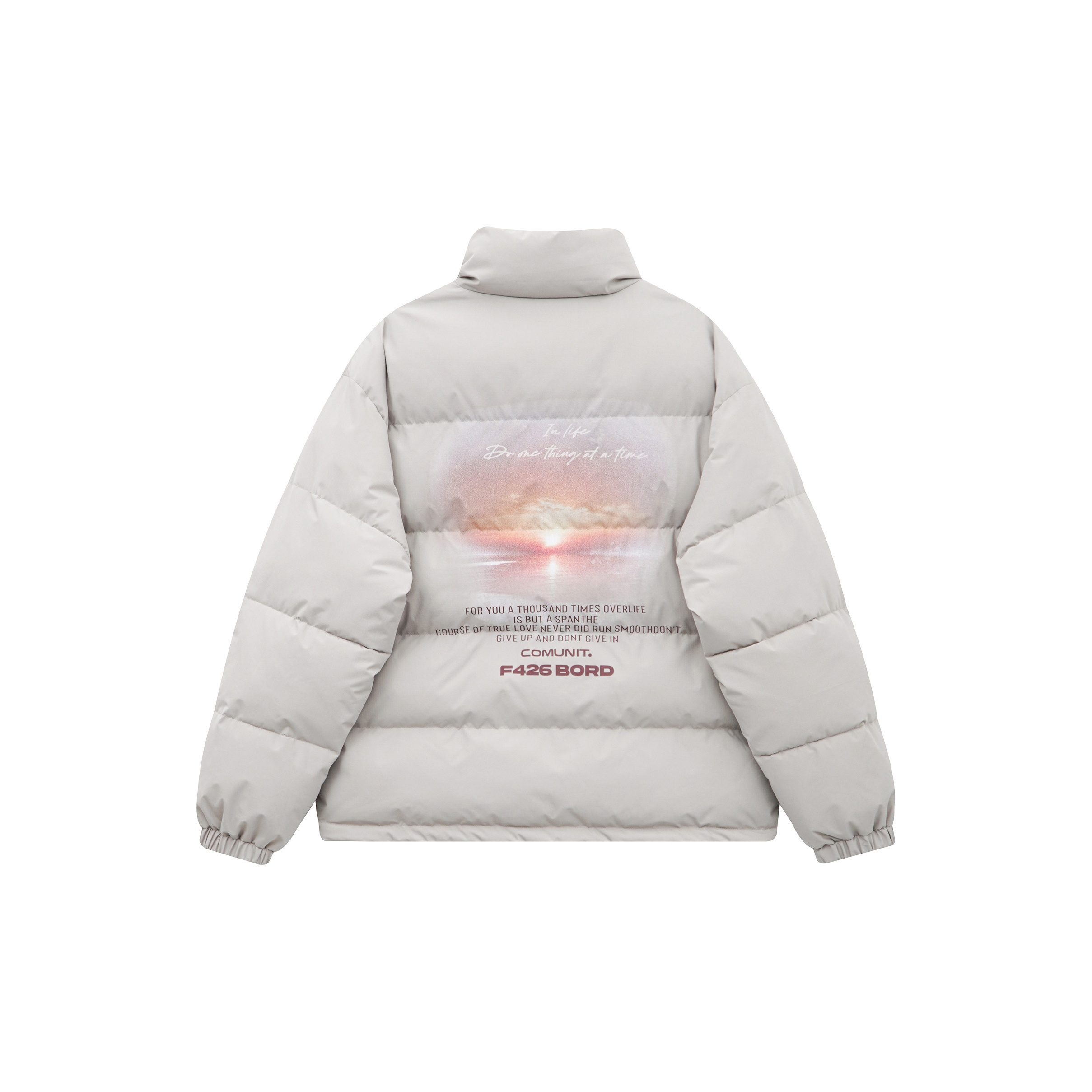 F426 Puffer Jackets Unisex Black S - POIZON