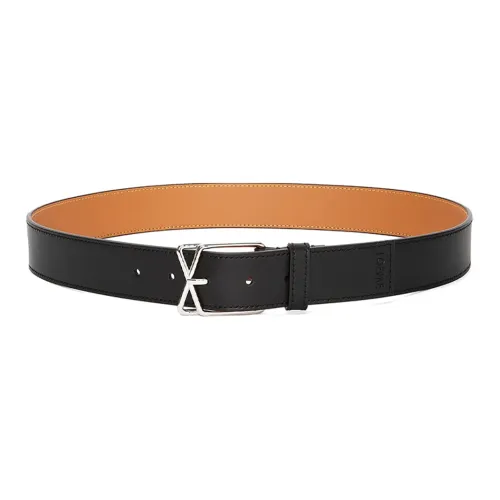 LOEWE Double-Sided Badge Logo Decoration Unisex Black Width: 3.5cm