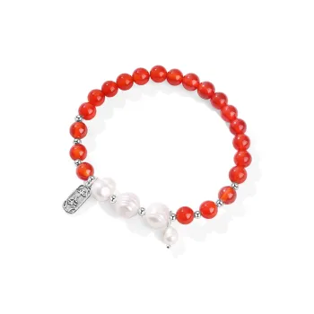 RUOK Pearl Jade Bracelets Women's Chalcedony