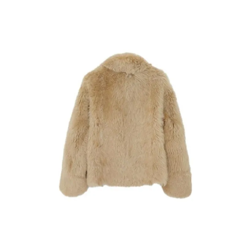 IMMI Velvet-feel Coat Women's Brown-1