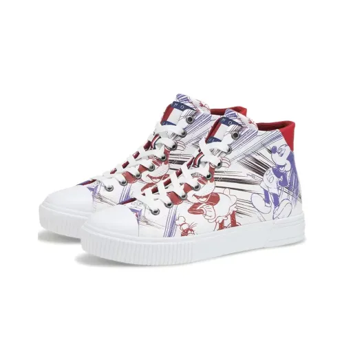 Disney x Tommy Hilfiger Stylish Skateboarding Shoes Women's White