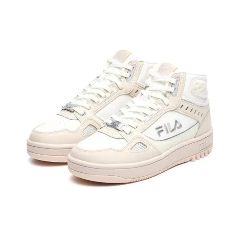 FILA High Top Pink/White Women's-2