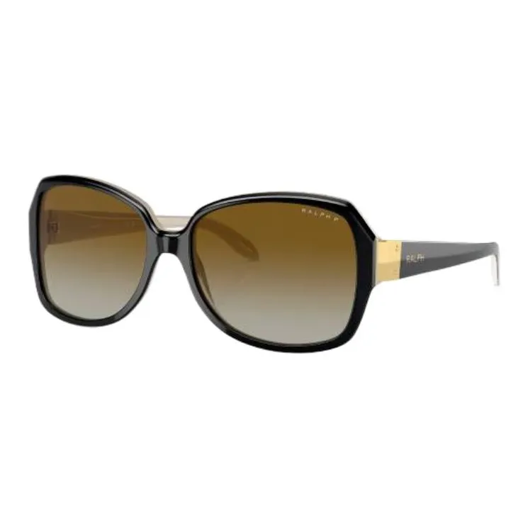 Polo Ralph Lauren Plastic Metal Square Sunglasses Men's Black-0