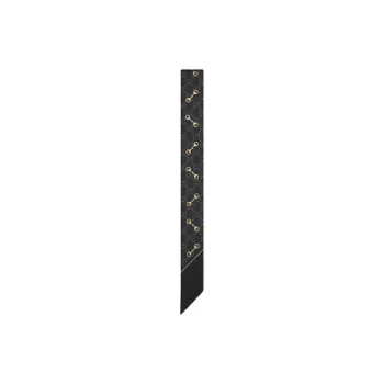 GUCCI Silk Scarves Women's Black