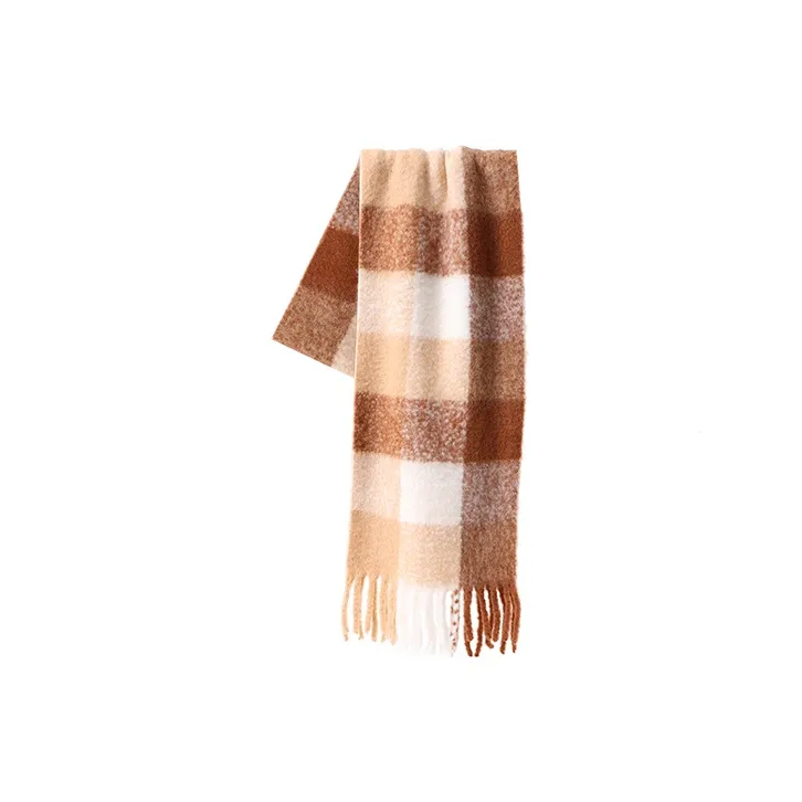 Fancet Studios Sheep Wool Knit Scarves Women's-0