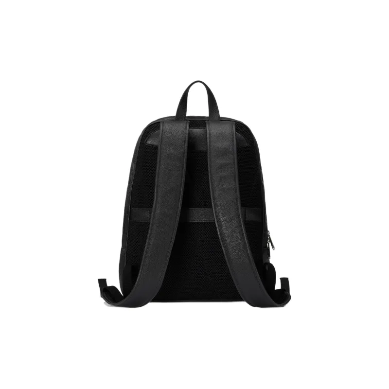 GUCCI Leather Backpack Large Size Men's Black-2