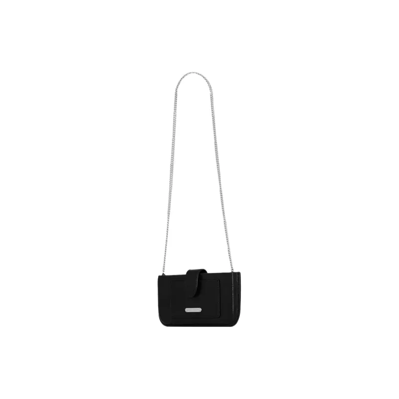 REBECCA MINKOFF Mirror Metal Cell Phone Pouch Shoulder Bag Crossbody Bag Women's Black-2