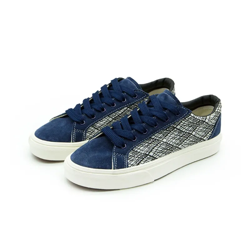 SUPSTORM Typhoon Collection Plus Size Anti Slip And Wear Resistant Breathable Low Top Skateboard Shoes Unisex Blue-1