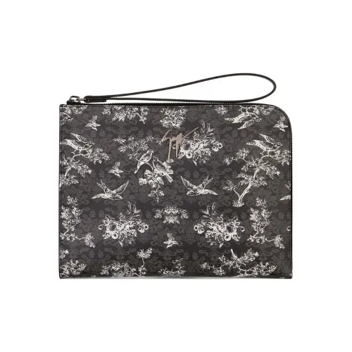 giuseppe zanotti Fabian Floral-print Clutch