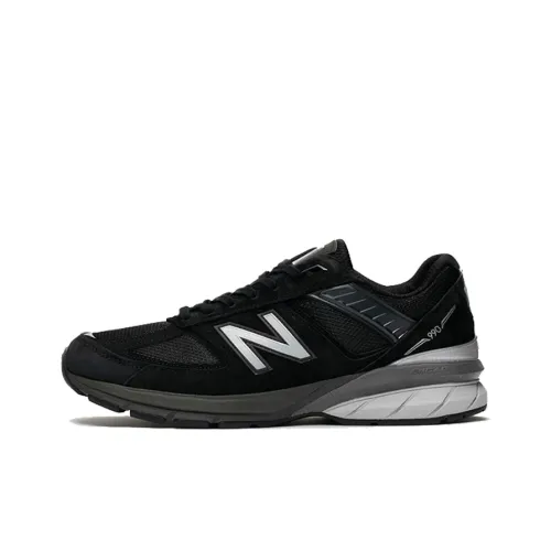 New Balance NB 990 V5 Cushioning Slip Resistant Low Top Running Shoes Men's Black