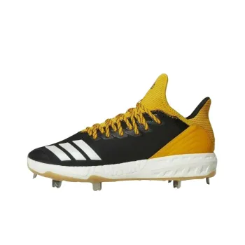 Adidas Boost Icon 4 Baseball Cleat 'Black Gold Gum'