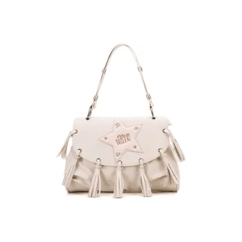 VANWALK PU Shoulder Bag Regular Women's Brown/White/Pink