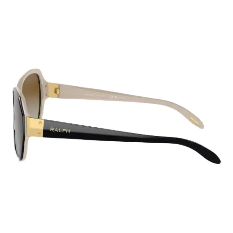 Polo Ralph Lauren Plastic Metal Square Sunglasses Men's Black-2