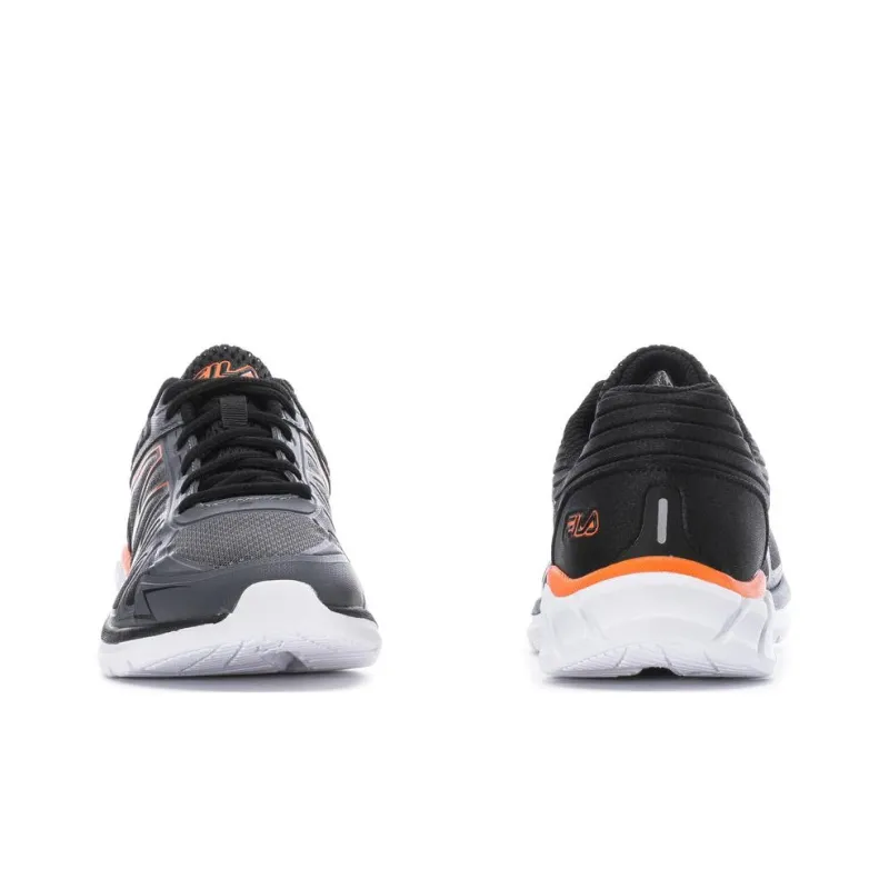 FILA Memory Superstride 6 Cushioning Wear-Resistant Low-Top Casual Shoes Men's Black-3