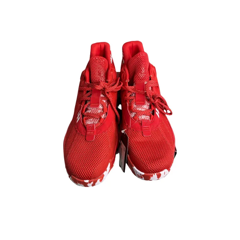 Adidas D Lillard 7 Dame 7 Mid Cushioning Wear Resistant Mid Top Basketball Shoes Men's Red-1