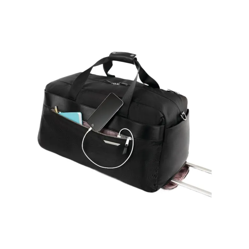 SAMSONITE Nylon Travel Bag Handbag Shoulder Bag Unisex Black-4