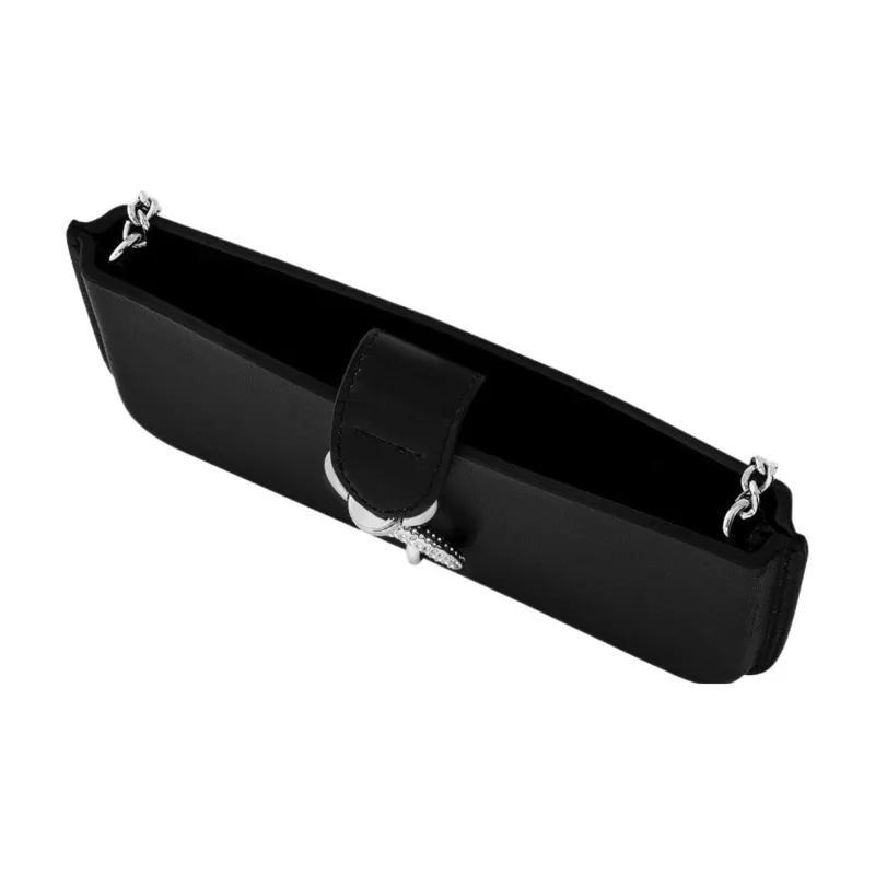REBECCA MINKOFF Mirror Metal Cell Phone Pouch Shoulder Bag Crossbody Bag Women's Black-3