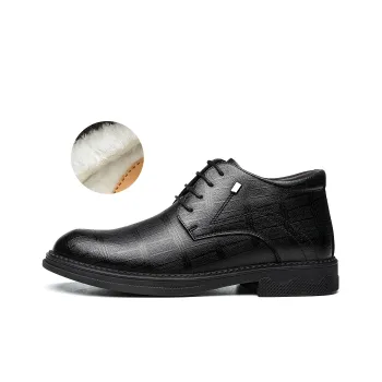 CHINT Dress Shoes Men Low Top Black