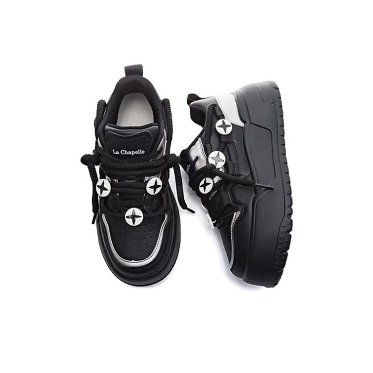 La Chapelle Height Increasing Lightweight Low-Top Skateboard Shoes Women's-22
