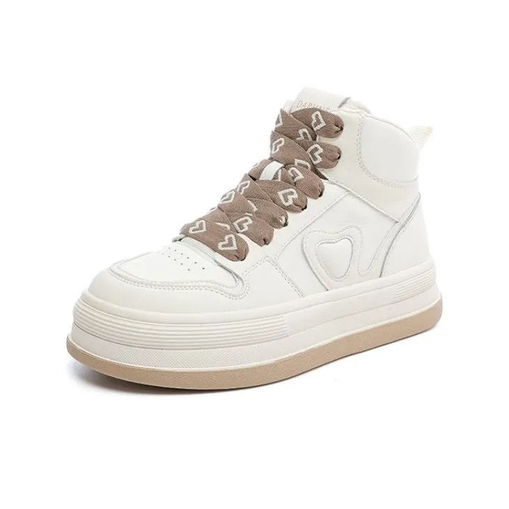 DAPHNE Slip Resistant High Top Skateboard Shoes Women's-0
