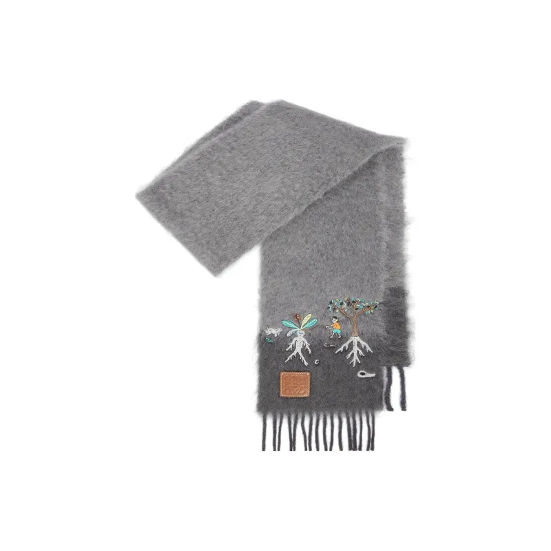 LOEWE X Suna Fujita Brushed Scarf-2