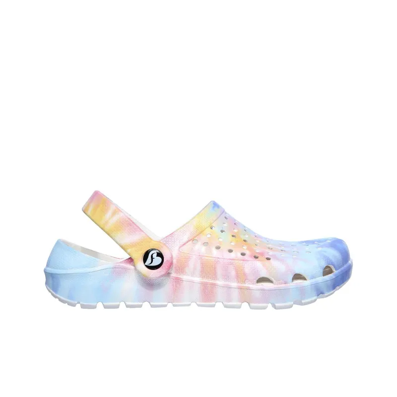 Skechers Footsteps Clogs Women's Pink Blue-1
