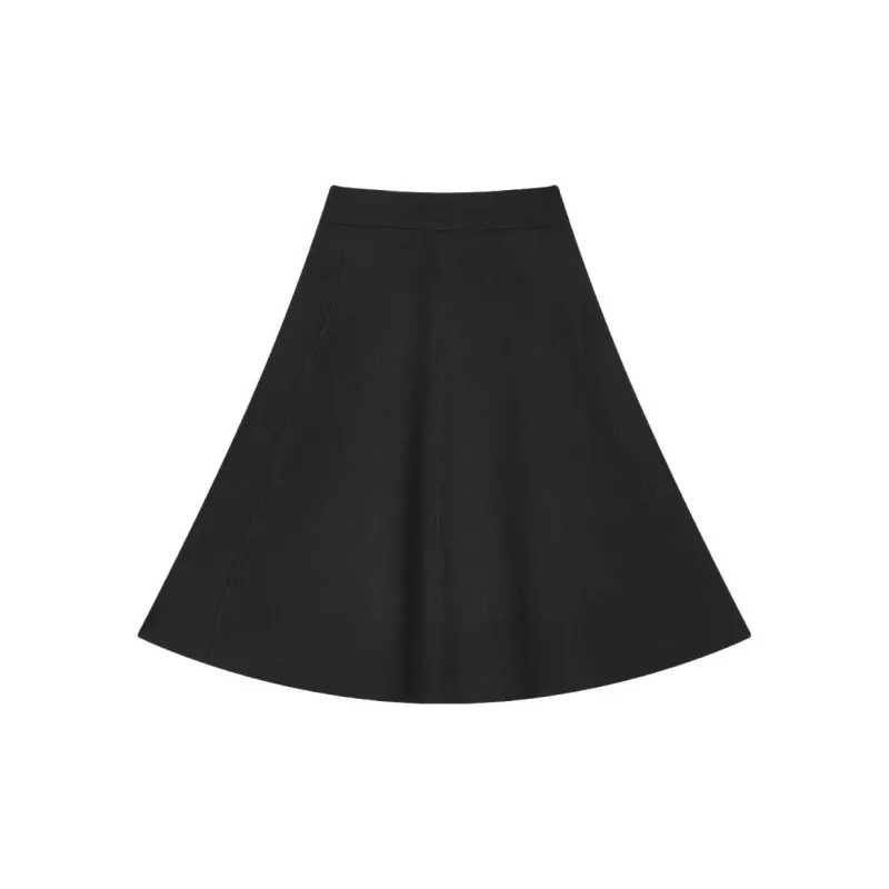 FILA Casual Long Skirts Women's Black-1