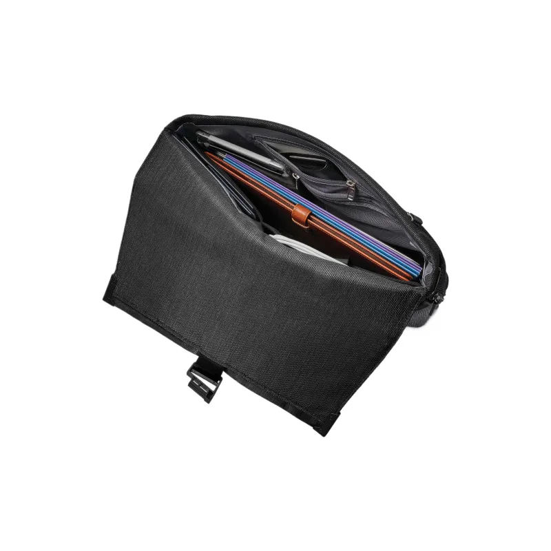 SAMSONITE Fabric Laptop Bag Messenger Bag Portable Crossbody Bag Shoulder Bag Regular Men's Black-3