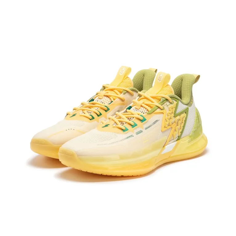 361° BIG3 4.0 PRO Basketball Shoes Men Low Top Sago/Smoothie Yellow-2