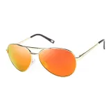 Gold Frame with Orange Lens