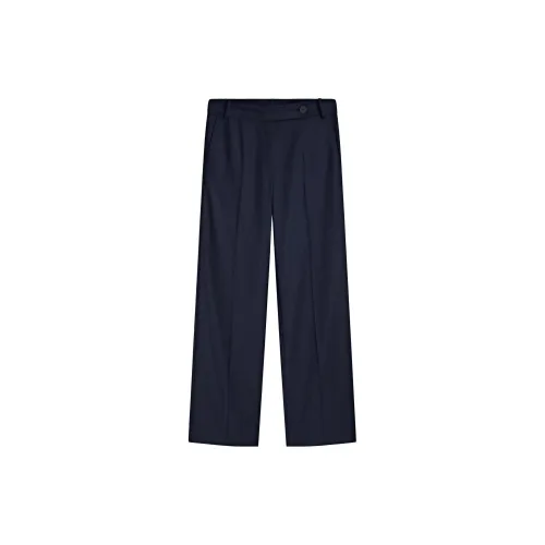 Massimo Dutti Suit Trousers Women's Navy Blue