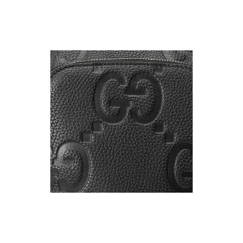 GUCCI Leather Shoulder Bag, Crossbody Bag Regular Men's Black-8