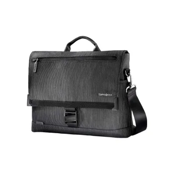 SAMSONITE Fabric Laptop Bag Messenger Bag Portable Crossbody Bag Shoulder Bag Regular Men's Black