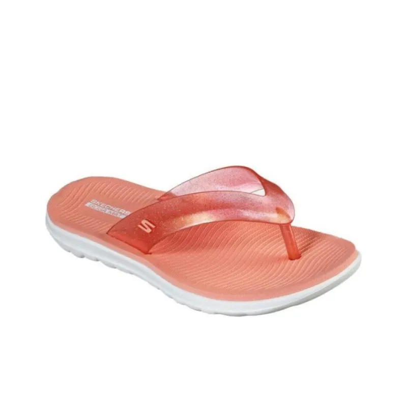 Skechers ON THE GO Quick Dry Flip Flops Women's Orange-1