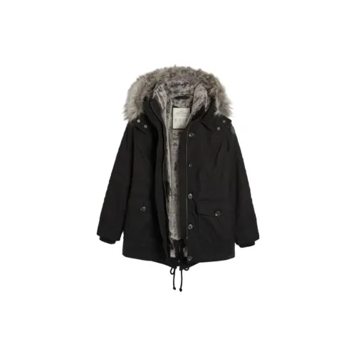 Hollister Coats Women's Black