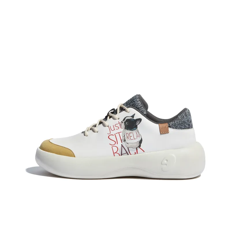 U.IN Painted Travel Shoes Battru 6 Cute Pet Design Collection Skateboard Shoes Unisex-0